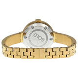 Movado Bold Champagne Dial Yellow Gold PVD Ladies Watch #3600201 - Watches of America #3