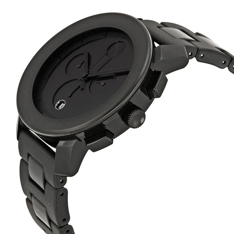 Movado Bold Chronograph Black Bracelet Men's Watch #3600048 - Watches of America #2