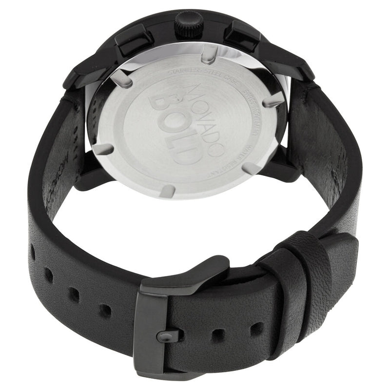 Movado Bold Chronograph Black Dial Men's Watch #3600337 - Watches of America #3