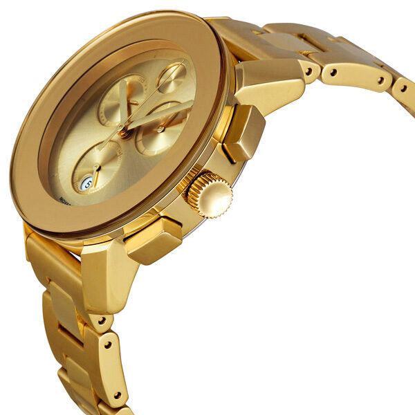 Movado Bold Chronograph Yellow Gold-plated Ladies Watch #3600076 - Watches of America #2