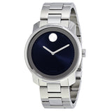 Movado Bold Dark Blue Dial Stainless Steel Men's Watch #3600423 - Watches of America
