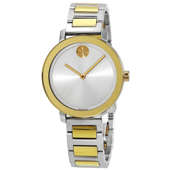 Movado BOLD Evolution Quartz Silver Dial Ladies Watch #3600651 - Watches of America