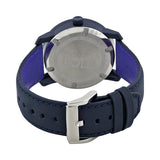 Movado Bold Navy Dial Navy Leather Strap Unisex Watch #3600231 - Watches of America #3