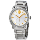 Movado Bold Quartz Silver Dial Ladies Watch #3600617 - Watches of America