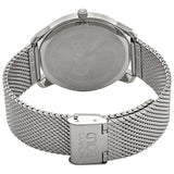 Movado Bold Quartz Silver Dial Stainless Steel Mesh Men's Watch #3600589 - Watches of America #3