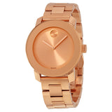 Movado Bold Rose Dial Rose Gold-tone Stainless Steel Ladies Watch #3600342 - Watches of America