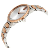 Movado Bold Silver Dial Two-tone Ladies Watch #3600504 - Watches of America #2