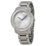 Movado Bold Silver Dial Stainless Steel Ladies Watch #3600249 - Watches of America