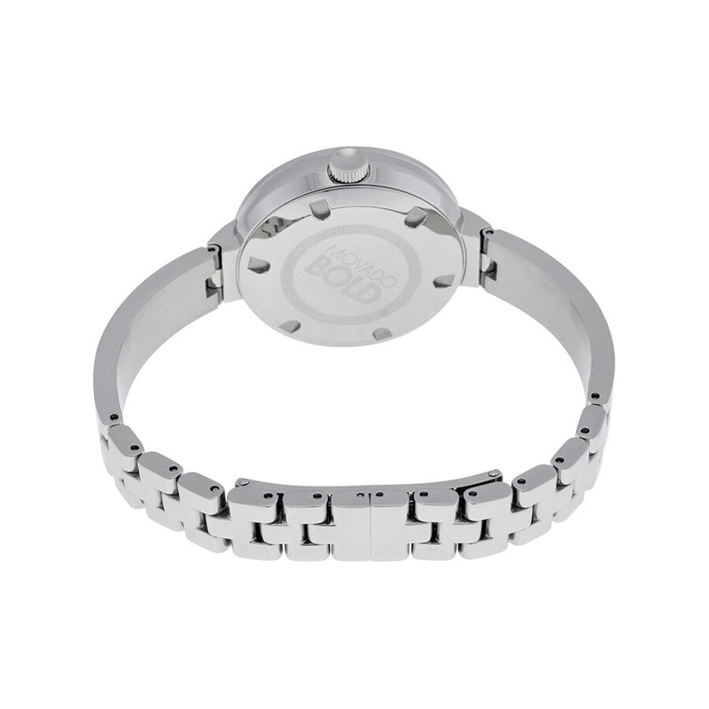 Movado Bold Silver Dial Stainless Steel Ladies Watch #3600281 - Watches of America #3