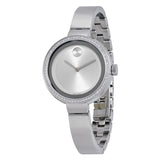 Movado Bold Silver Dial Stainless Steel Ladies Watch #3600281 - Watches of America