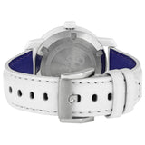 Movado Bold White Dial White Leather Strap Unisex Watch #3600155 - Watches of America #3
