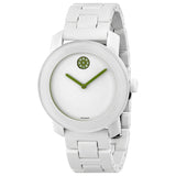 Movado Bold White Dial White Steel and Resin Bracelet Unisex Watch #3600159 - Watches of America