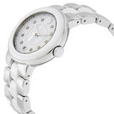 Movado Cerena Steel and White Ceramic Ladies Watch #0606540 - Watches of America #2