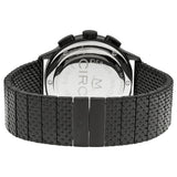 Movado Circa Chronograph Black Dial  Black PVD Mesh Men's Watch #0606804 - Watches of America #3