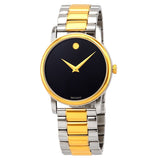 Movado Classic Museum Quartz Black Dial Men's Watch #2100016 - Watches of America