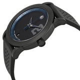 Movado Derek Jeter Captain Series Black Dial Black Rubber Men's Watch #0606892 - Watches of America #2