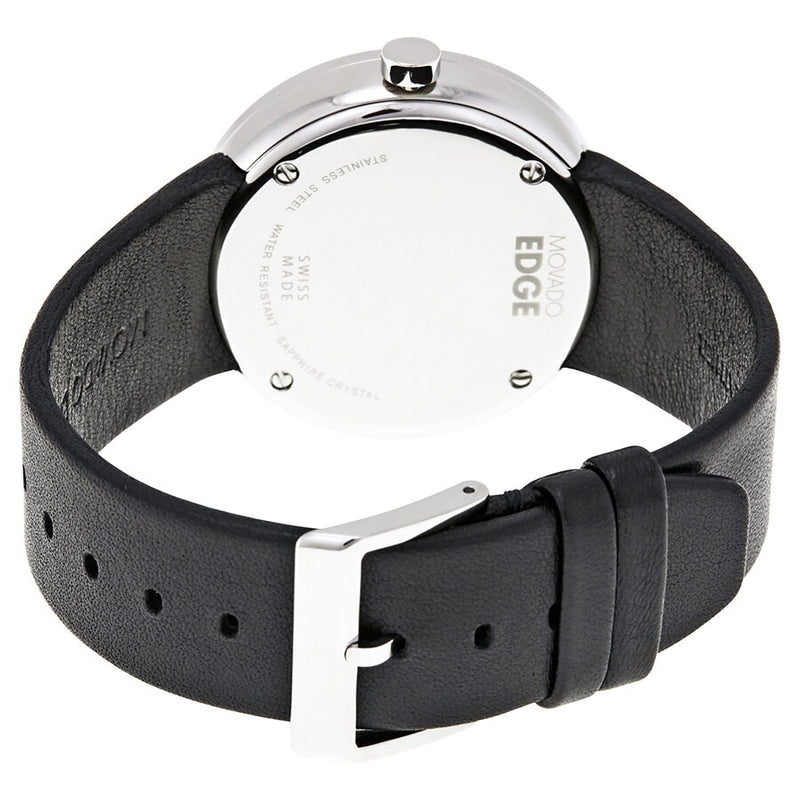 Movado Edge Black Aluminum Dial Men's Watch #3680002 - Watches of America #3