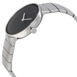 Movado Edge Black Dial Stainless Steel Men's Watch #3680006 - Watches of America #2