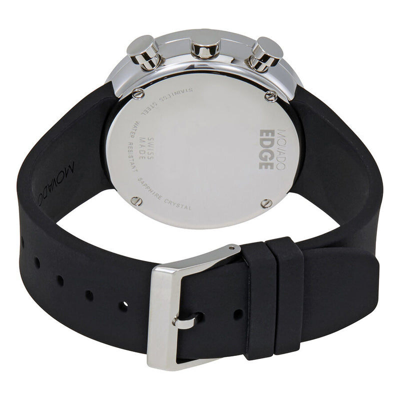 Movado Edge Chronograph Blue Aluminum Dial Men's Watch #3680019 - Watches of America #3
