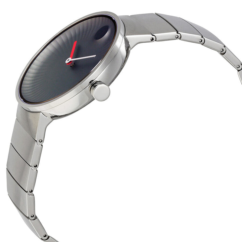 Movado Edge Grey Dial Stainless Steel Men's Watch #3680008 - Watches of America #2