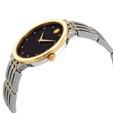 Movado Esperanza Black Diamond Dial Two-tone Men's Watch #0607191 - Watches of America #2