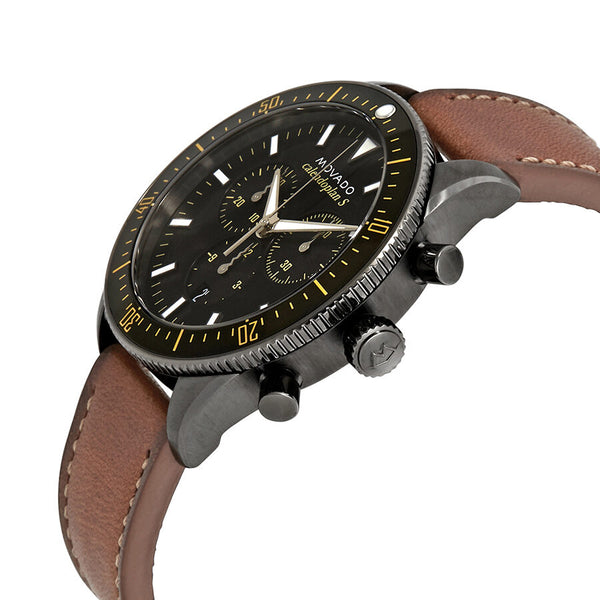 Movado Heritage Chronograph Black Dial Men's Watch #3650060 - Watches of America #2