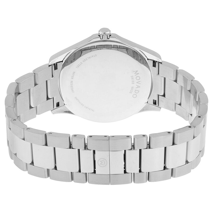 Movado Junior Sport Black Dial Stainless Steel Men s Watch 0605746 Watches of America