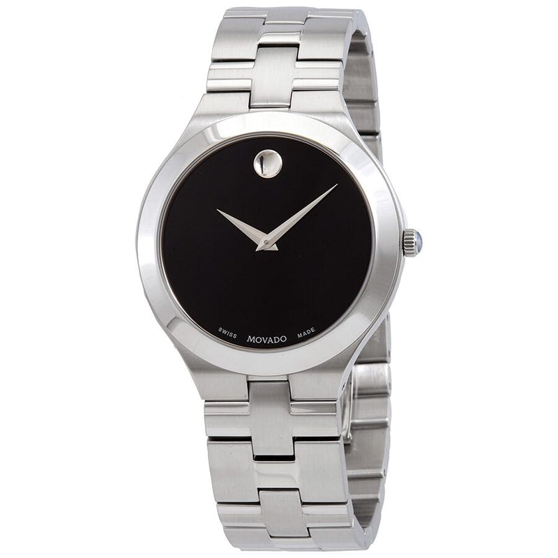 Movado Juro Quartz Black Dial Men's Watch #0607442 - Watches of America