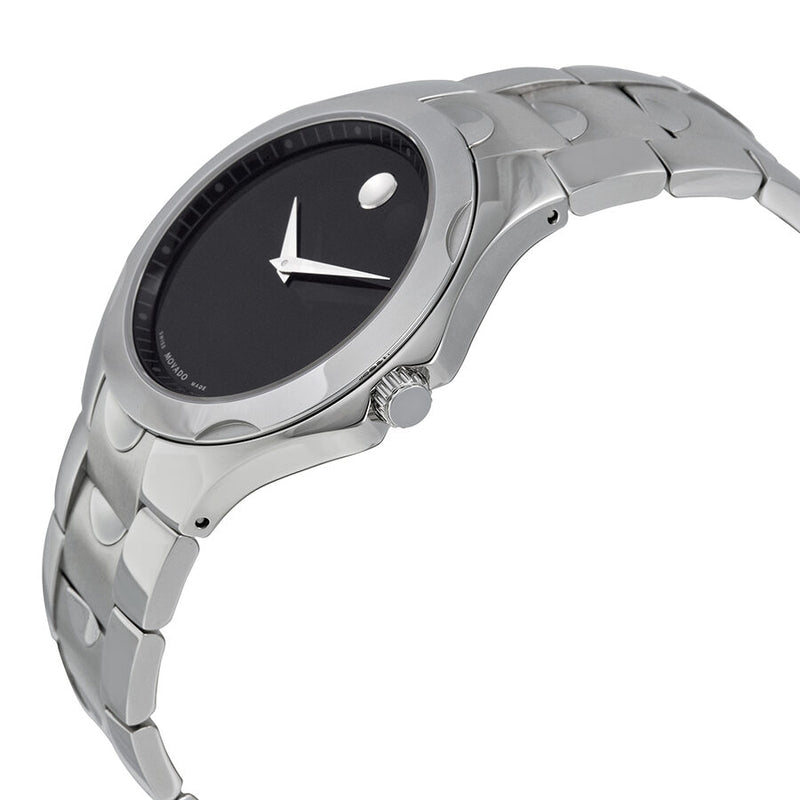 Movado Luno Black Museum Dial Men's Watch #0606378 - Watches of America #2