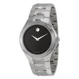 Movado Luno Black Museum Dial Men's Watch #0606378 - Watches of America