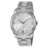 Movado LX Silver Dial Stainless Steel Men's Watch #0606627 - Watches of America