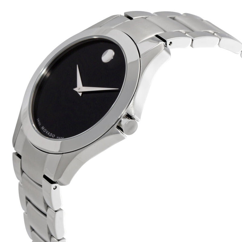 Movado Masino Black Dial Stainless Steel Men's Watch #0607032 - Watches of America #2