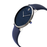 Movado Modern 47 Quartz Navy Blue Dial Men's Watch #0607392 - Watches of America #2