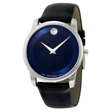 Movado Museum Blue Dial Stainless Steel Men's Watch #0606610 - Watches of America