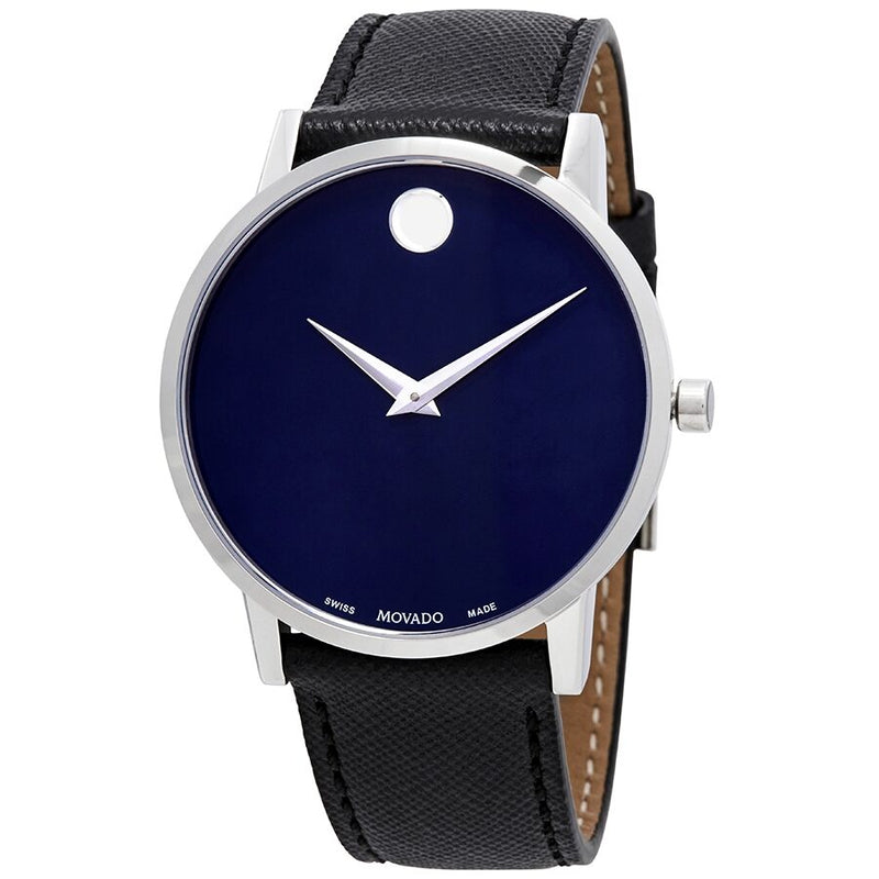 Movado Museum Classic Blue Dial Men's Watch #0607197 - Watches of America