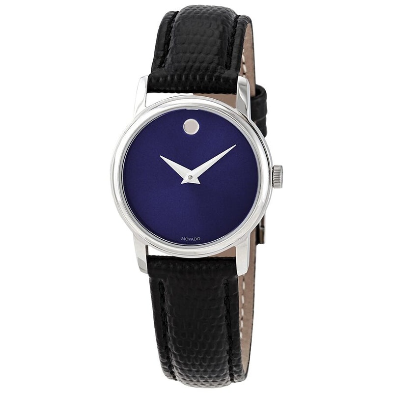 Movado Museum Blue Dial Ladies Watch #2100010 - Watches of America