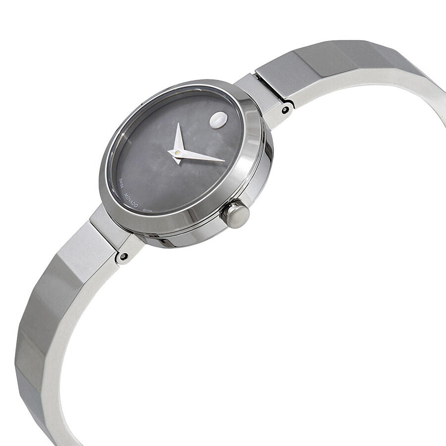 Movado Novella White Mother of Pearl Dial Ladies Watch 0607110 Watches of America