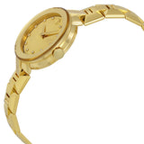 Movado Sapphire Diamond Gold Dial Ladies Watch #0606913 - Watches of America #2