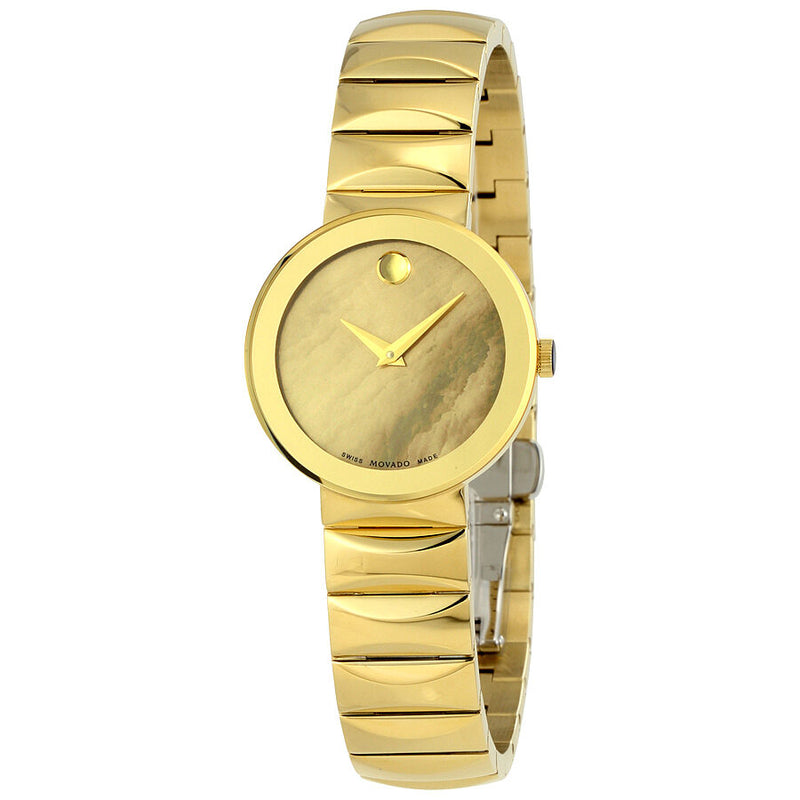 Movado Sapphire Mother of Pearl Ladies Watch #0607049 - Watches of America