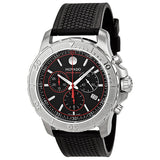 Movado Series 800 Chronograph Black Dial Black Rubber Men's Watch #2600112 - Watches of America