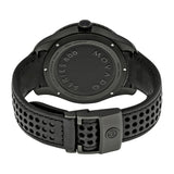 Movado Series 800 Gray Dial Black Leather Strap Men's Watch #2600118 - Watches of America #3