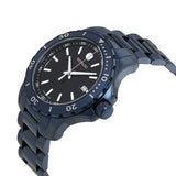 Movado Series 800 Black Dial Blue Ion-plated Men's Watch #2600139 - Watches of America #2