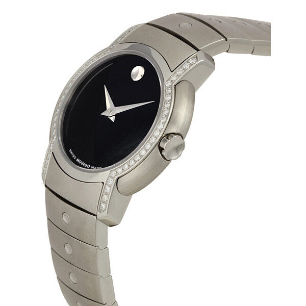 Movado SL Steel Diamond Ladies Watch #0605705 - Watches of America #2