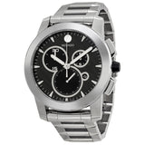 Movado Vizio Carbon Fiber Dial Chronograph Stainless Steel Men's Watch #0606083 - Watches of America