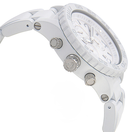 Nixon 42-20 Chronograph White and Silver Men's Watch Men's Watch A037-1255 - Watches of America #2