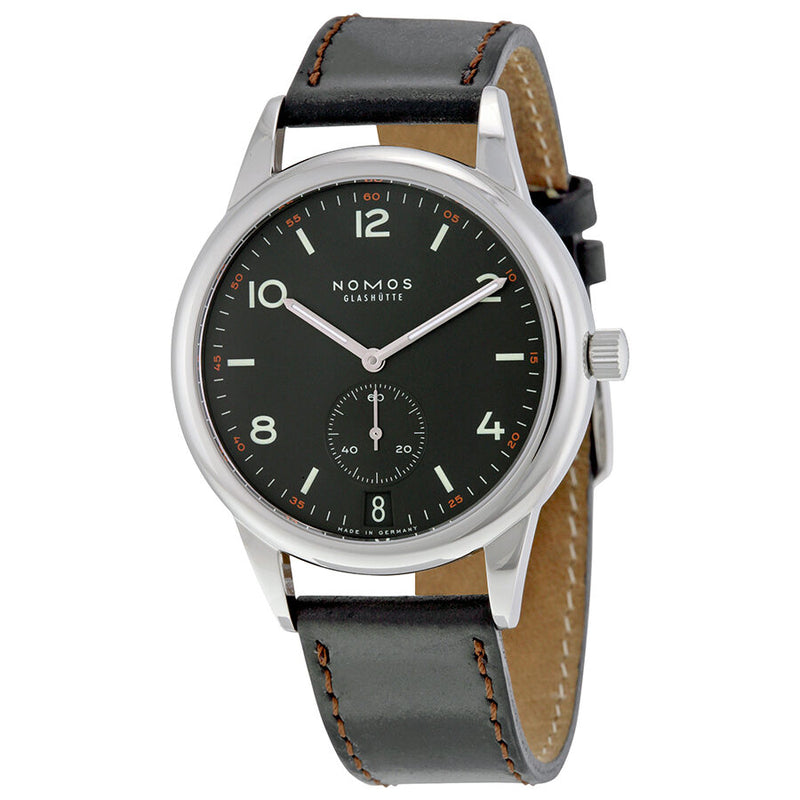 Nomos Club Automat Datum Dunkel Black Dial Men's Watch #774 - Watches of America