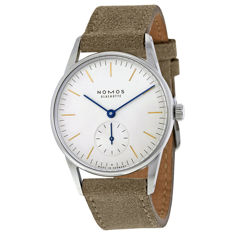 Nomos Orion 33 White Dial Stainless Steel Ladies Watch #322 - Watches of America
