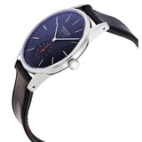 Nomos Orion Automatic Blue Dial Black Leather Men's Watch #343 - Watches of America #2