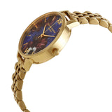 Olivia Burton Quartz Blue Floral Dial Ladies Watch #OB16SP13 - Watches of America #2