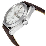 Omega Aqua Terra Silver Dial Automatic Leather Men's Watch 23113432202001 #231.13.43.22.02.001 - Watches of America #2